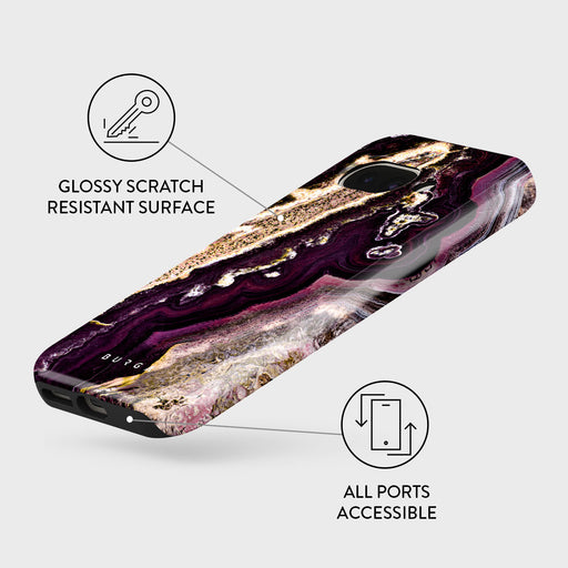 Purple Skies - Marble Google Pixel 9a Case 3