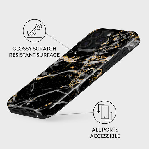 Make A Wish - Gold Marble iPhone 15 Pro Max Case 7