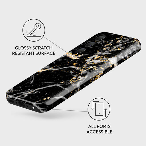 Make A Wish - Gold Marble Samsung Galaxy A35 Case 3