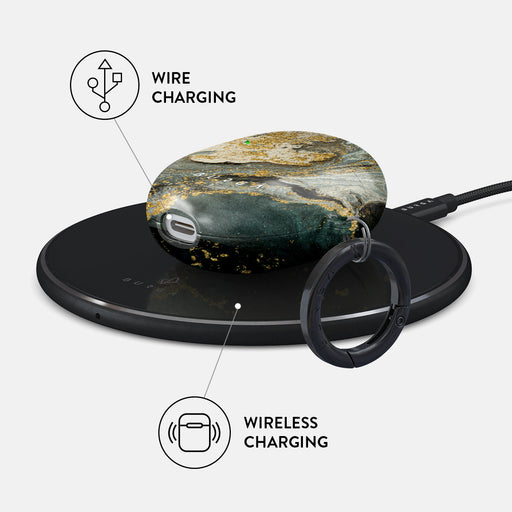 Northern Lights - Marble Google Pixel Buds Pro 2 Case 3