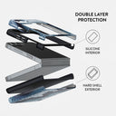 Frozen Lake - Gray Marble Samsung Galaxy Z Flip 6 Case 2