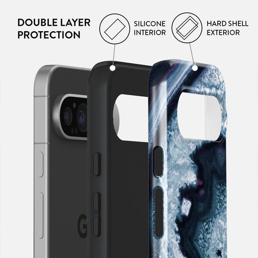 Frozen Lake - Gray Marble Google Pixel 9 Case 2