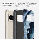 Frozen Lake - Gray Marble Google Pixel 8 Pro Case 2