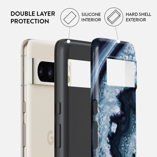 Frozen Lake - Gray Marble Google Pixel 8 Pro Case 2
