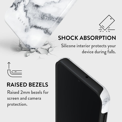 White Winter - Classy Marble Samsung Galaxy A15 4G / 5G Case 4