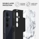 White Winter - Classy Marble Samsung Galaxy A35 Case 2