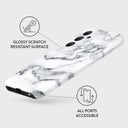 White Winter - Classy Marble Samsung Galaxy A35 Case 3