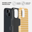 Tuscan Sun - Yellow Plaid iPhone 13 Mini Case 6