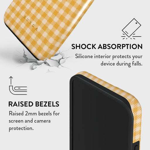 Tuscan Sun - Yellow Plaid iPhone 13 Mini Case 8