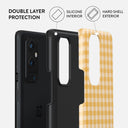 Tuscan Sun - Yellow Plaid OnePlus 9 Pro Case 2