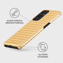 Tuscan Sun - Yellow Plaid OnePlus 9 Pro Case 3