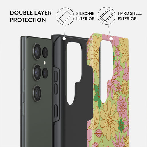 Amalfi Coast - Colorful Floral Samsung Galaxy S23 Ultra Case 6