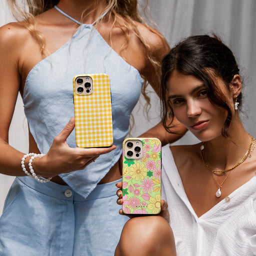 Tuscan Sun - Yellow Plaid iPhone 13 Mini Case 13