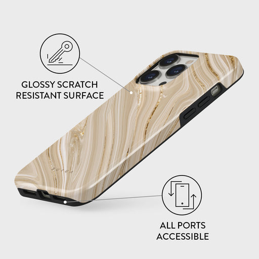 Full Glam - Beige iPhone 14 Pro Max Case 7