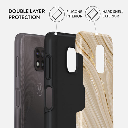 Full Glam - Beige Motorola Moto G Power 2021 Case 2
