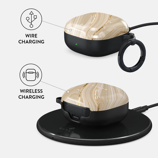 Full Glam - Beige Samsung Galaxy Buds Pro Case 3