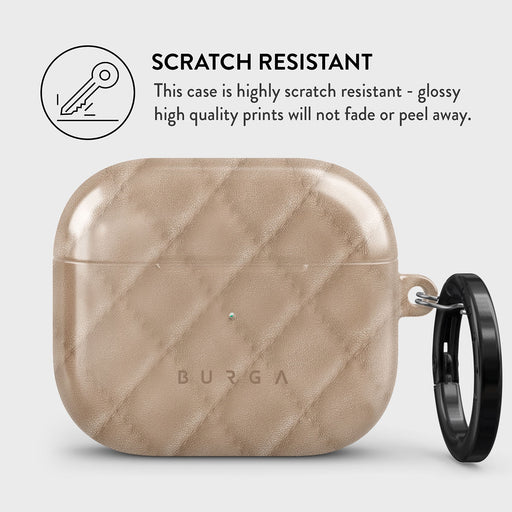 Simply Cream - Quilted AirPods 3 Case 4