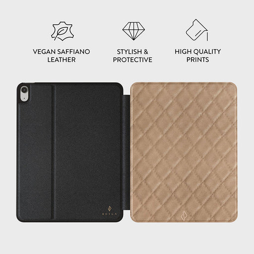 Simply Cream - Quilted iPad Air 10.9 (5th/4th Gen) Case 3