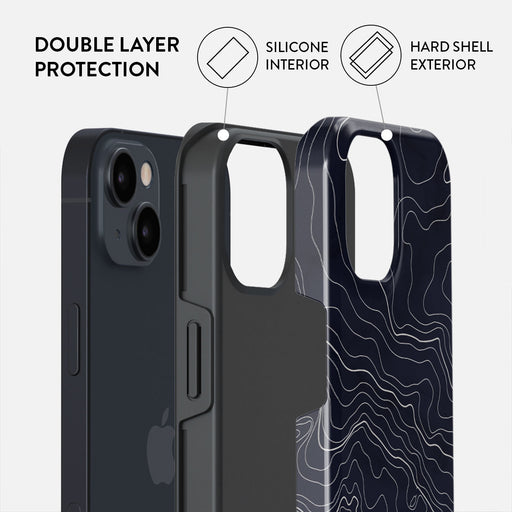 Drifting Shores - Line Art iPhone 13 Case 6