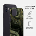 Misty Forest - Green Marble iPhone 12 Mini Case 2
