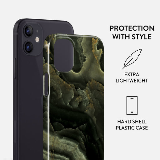 Misty Forest - Green Marble iPhone 12 Mini Case 2