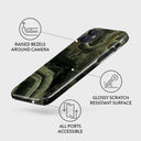 Misty Forest - Green Marble iPhone 12 Mini Case 3