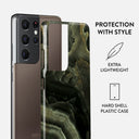 Misty Forest - Green Marble Samsung Galaxy S21 Ultra Case 2