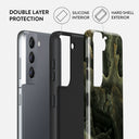 Misty Forest - Green Marble Samsung Galaxy S21 Case 6