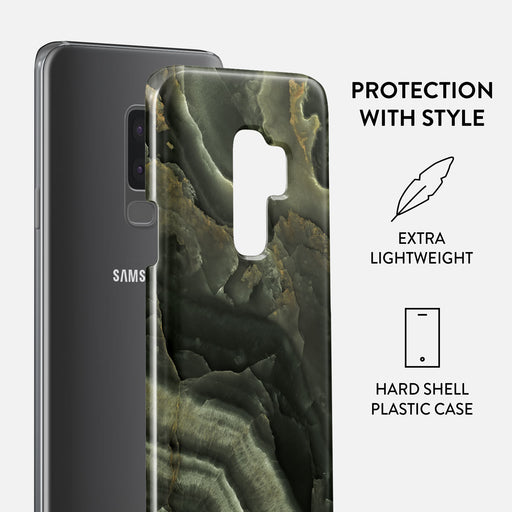 Misty Forest - Green Marble Samsung Galaxy S9 Plus Case 2