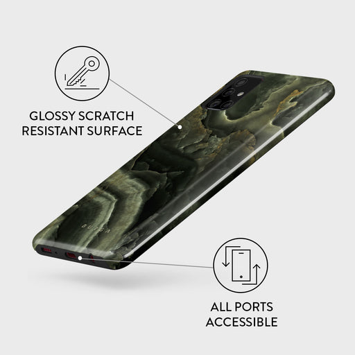 Misty Forest - Green Marble Samsung Galaxy A71 4G Case 7