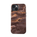 Fire Wood - Brown Marble iPhone 13 Mini Case 5