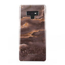 Fire Wood - Brown Marble Samsung Galaxy Note 9 Case 1