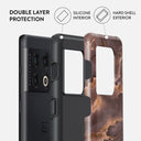 Fire Wood - Brown Marble OnePlus 10 Pro 5G Case 2