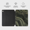 Misty Forest - Green Marble iPad Air 10.9 (5th/4th Gen) Case 3