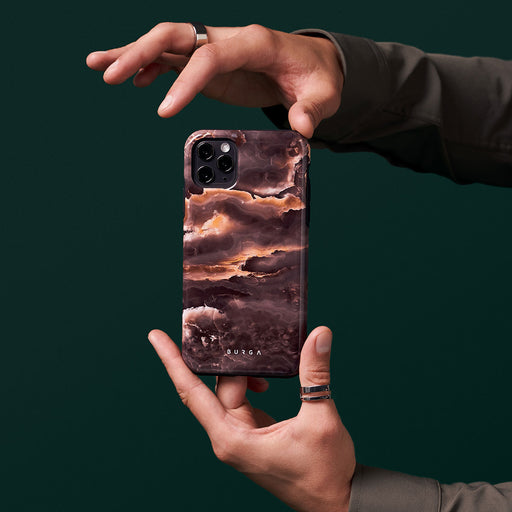 Fire Wood - Brown Marble Samsung Galaxy Note 20 Ultra 4G / 5G Case 10