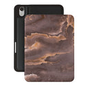 Fire Wood - Brown Marble iPad Mini 8.3 (A17 Pro/6th Gen) Case 1