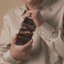 Fire Wood - Brown Marble Samsung Galaxy S23 Ultra Case 23