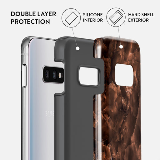 Toasted Chestnut - Brown Samsung Galaxy S10E Case 6