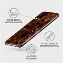 Toasted Chestnut - Brown Samsung Galaxy A70 Case 3