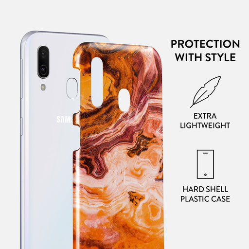 Pumpkin Spice - Orange Samsung Galaxy A40 Case 2