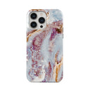 Frozen Leaves - Cute Marble iPhone 14 Pro Case 5