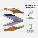 Bitter Apricot - Snake Samsung Galaxy Z Flip 4 Case 2