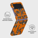 Bitter Apricot - Snake Samsung Galaxy Z Flip 4 Case 3