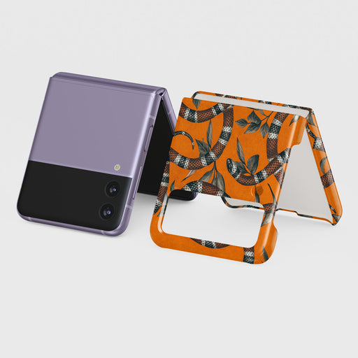 Bitter Apricot - Snake Samsung Galaxy Z Flip 4 Case 5