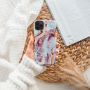 Frozen Leaves - Cute Marble Samsung Galaxy A40 Case 7