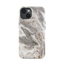 Snowstorm - Grey Marble iPhone 13 Mini Case 5