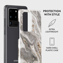 Snowstorm - Grey Marble Samsung Galaxy S20 Ultra 4G / 5G Case 2