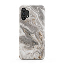 Snowstorm - Grey Marble Samsung Galaxy A32 5G Case 1