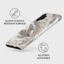 Snowstorm - Grey Marble Samsung Galaxy A32 5G Case 3