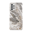 Snowstorm - Grey Marble Samsung Galaxy A52 / A52S 4G / 5G Case 1